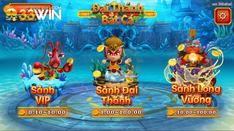 Giới thiệu tựa game Đại Thánh Bắn Cá 33Win